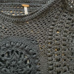 Free People woven/eyelet dress